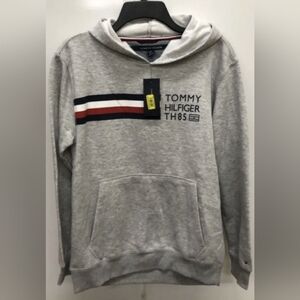 Tommy Hilfiger Boy's Grey Heather Hoodie Size XL(20) NWT MSRP $49.50